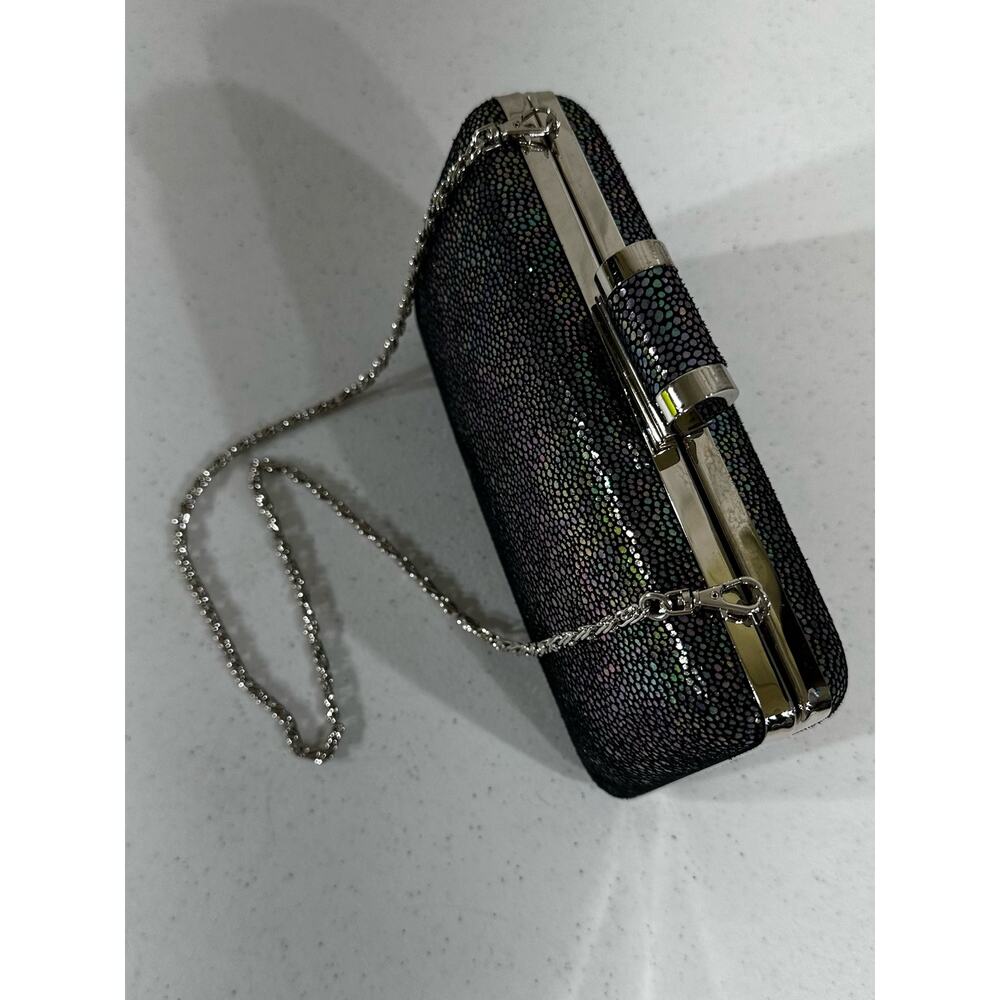 Kate Landry Shoulder Bag Purse Clutch‎ Multicolor Chromatic Animal Print READ